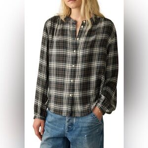 Faherty Drift Plaid Button Up Shirt